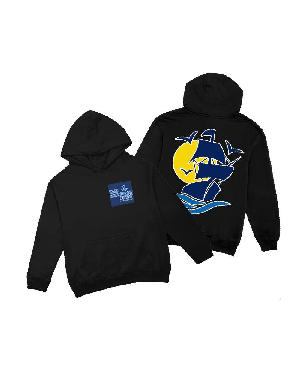 The SouthPort Crew Hoodie โ Anchor & Helm (V1) โ 1