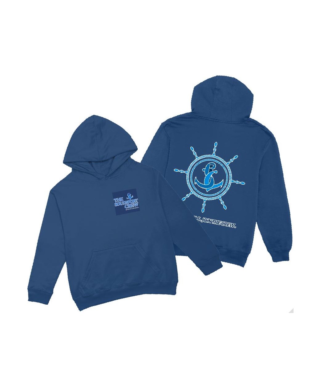 The SouthPort Crew Hoodie โ Sunset Voyage (V2) โ 2